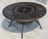 Стол из литого алюминия Geraldine 150