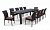 Комплект плетеной мебели T438/Y380A-W53 Brown (10+1)